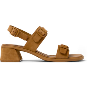 Sandalias - CAMPER Kora - Marron - Cuero nobuk