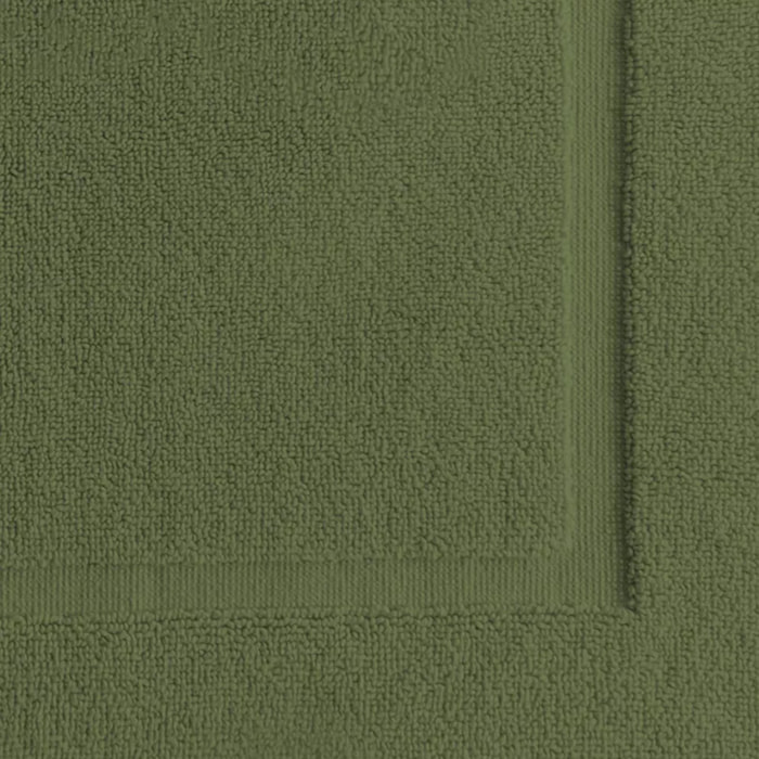 Tapis de bain pur coton 850 g/m² uni vert Vitae sauge