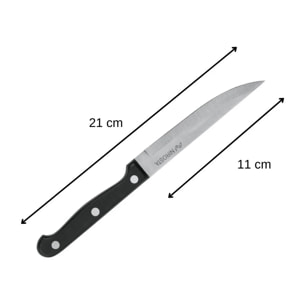 Lot de 6 couteaux à steak Nirosta Mega 21 cm