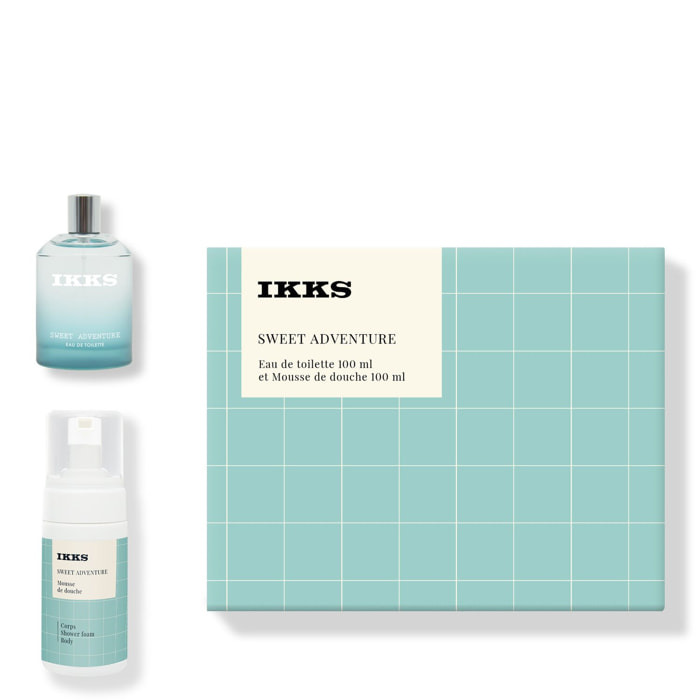 Sweet Adventure - Coffret Eau de Toilette 100ml + Mousse de Douche 100ml
