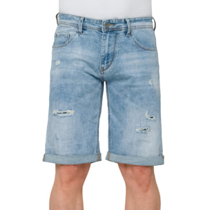 Bermuda denim Krakatoa 5 tasche blu chiaro