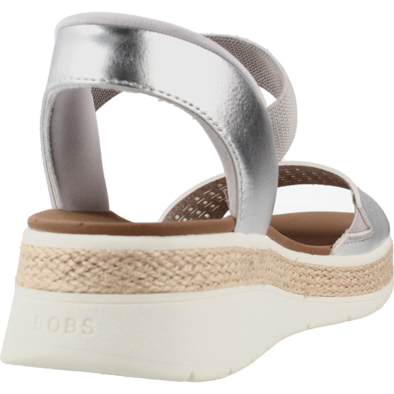 Sandalias Mujer Bobs Sun Ray Step Aside Plata