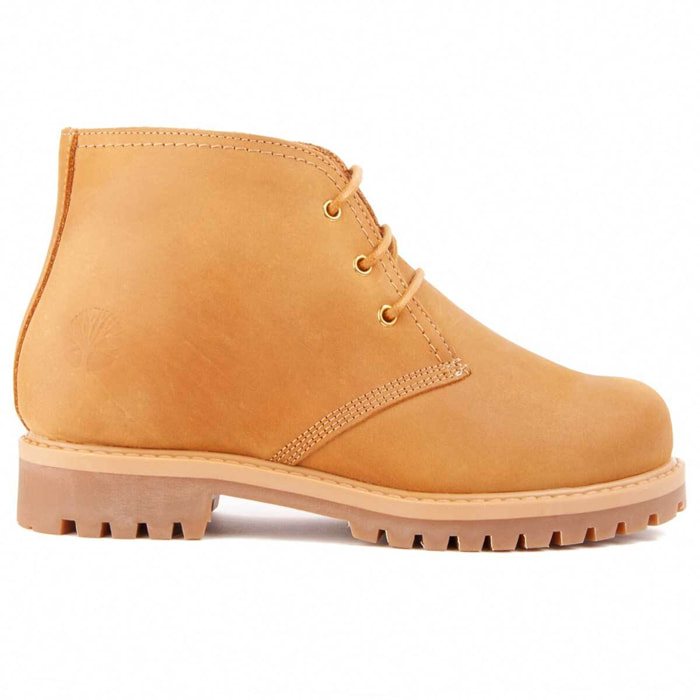 Botín De Piel - Marrón