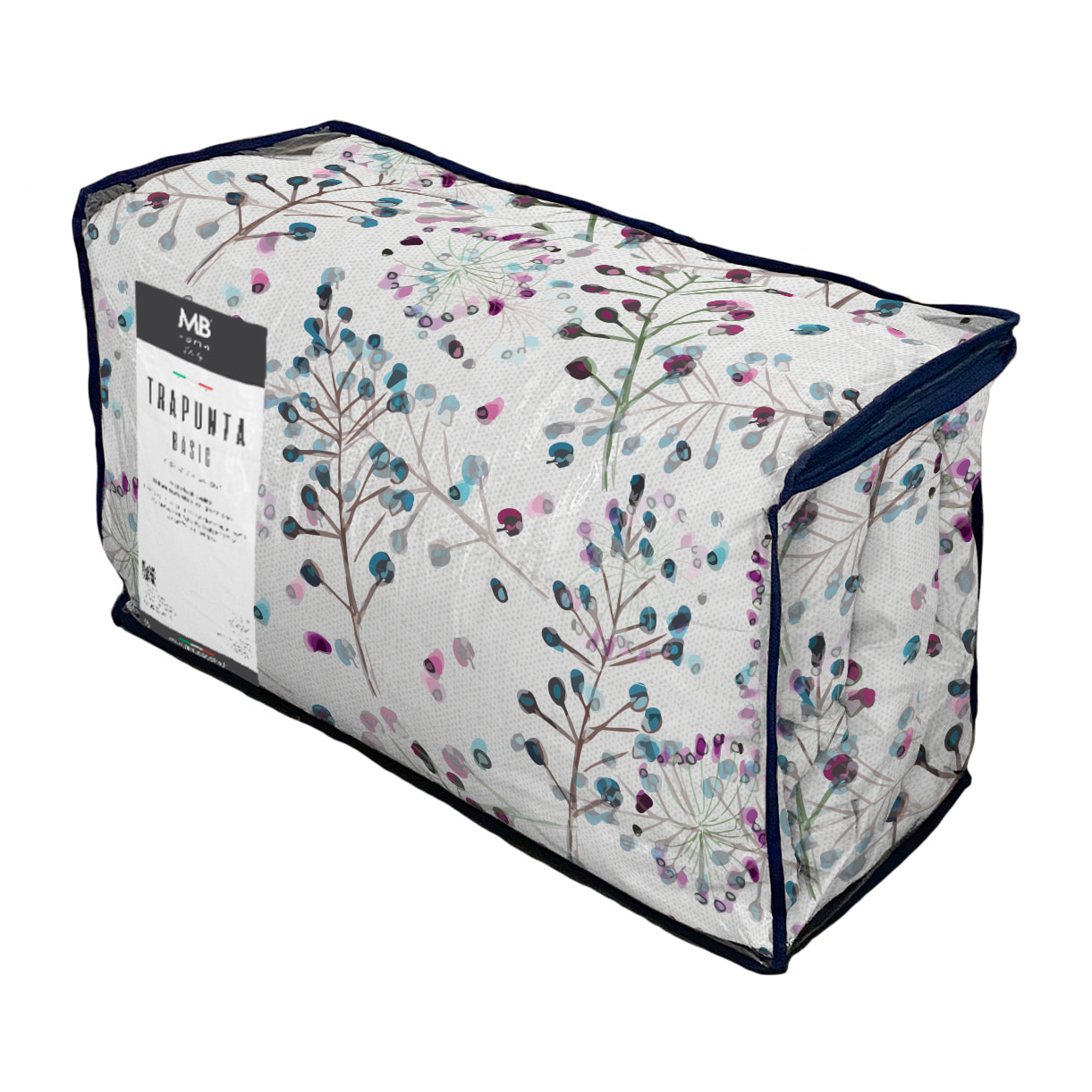 TRAPUNTA BASIC INVERNALE STAMPATA SINGOLO, FLOR