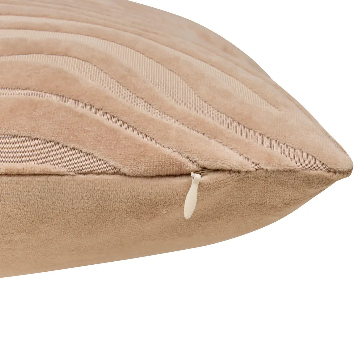 Coussin Tigris beige lin 40x40cm