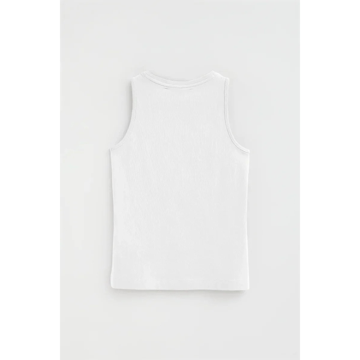 Pack donna con due canotte in bianco e nero slim fit con ricamo Rigby Go