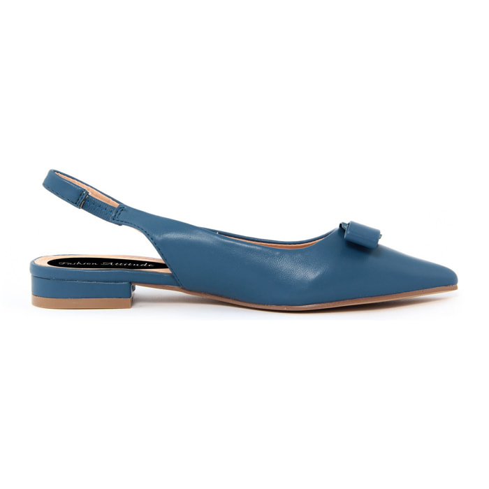 Slingback Donna colore Blu