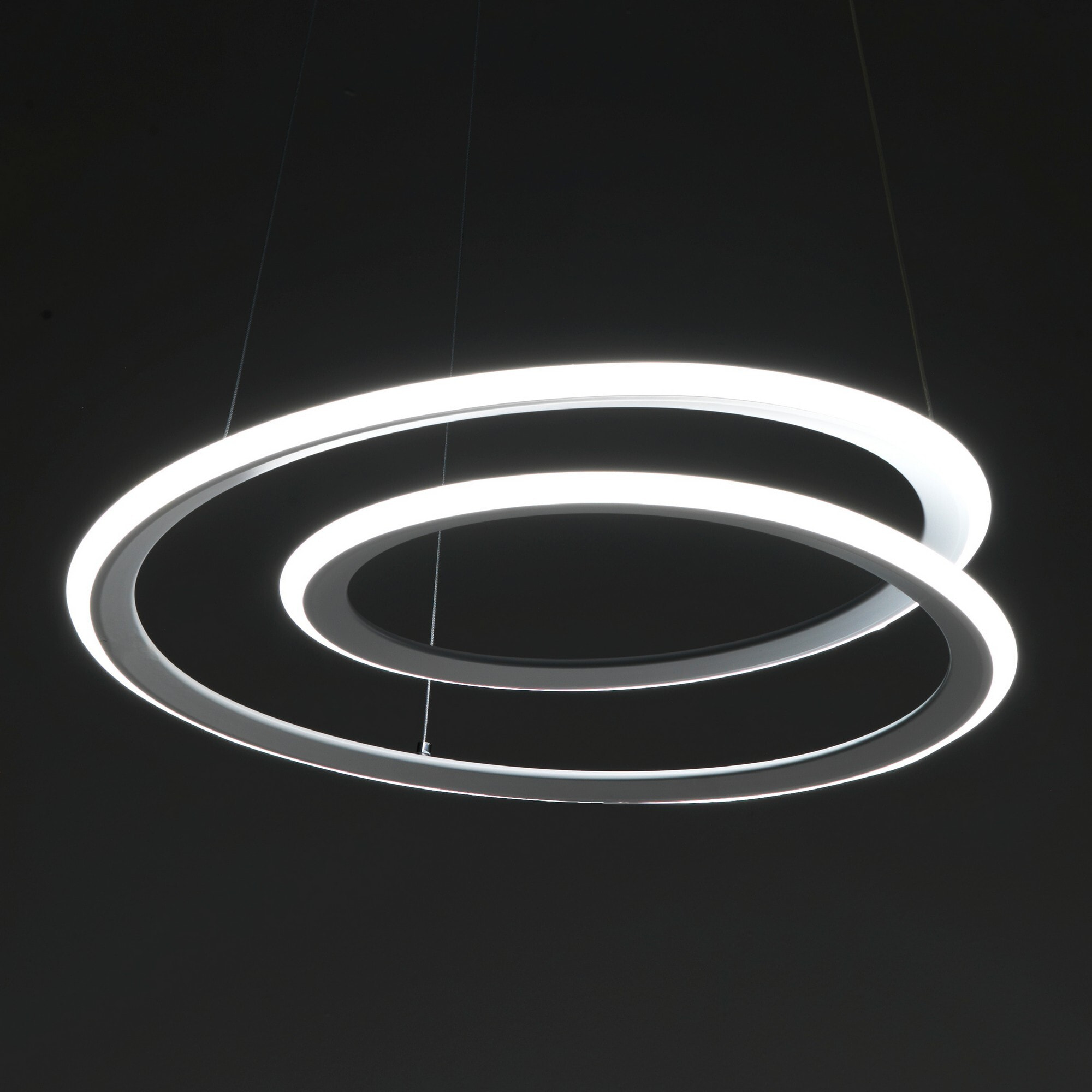 Suspension Tomasucci SPIRAL, en polypropylène et silicone, blanc