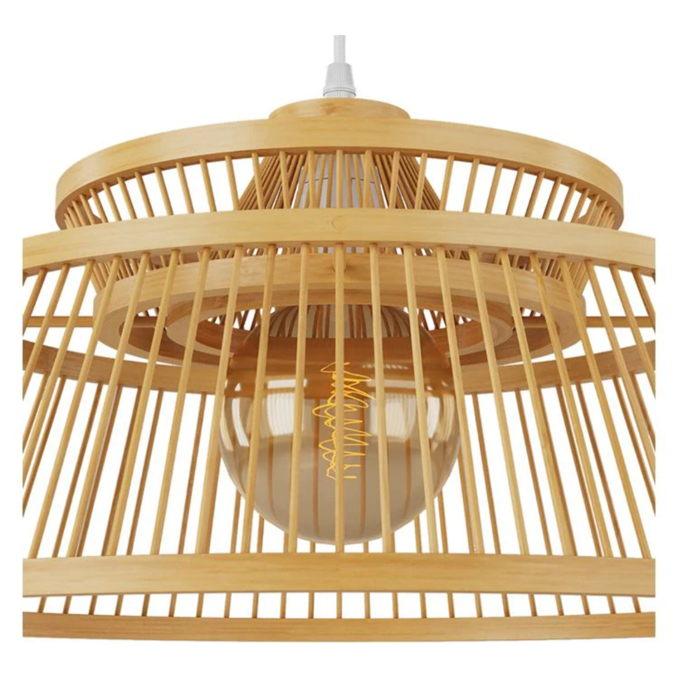 Suspension en bambou naturel D36 cm - Tahaa