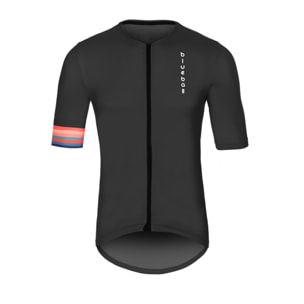 MAILLOT DE CICLISMO MANGA CORTA PARA HOMBRE BLUEBALL EN NEGRO CON LOGO BLANCO