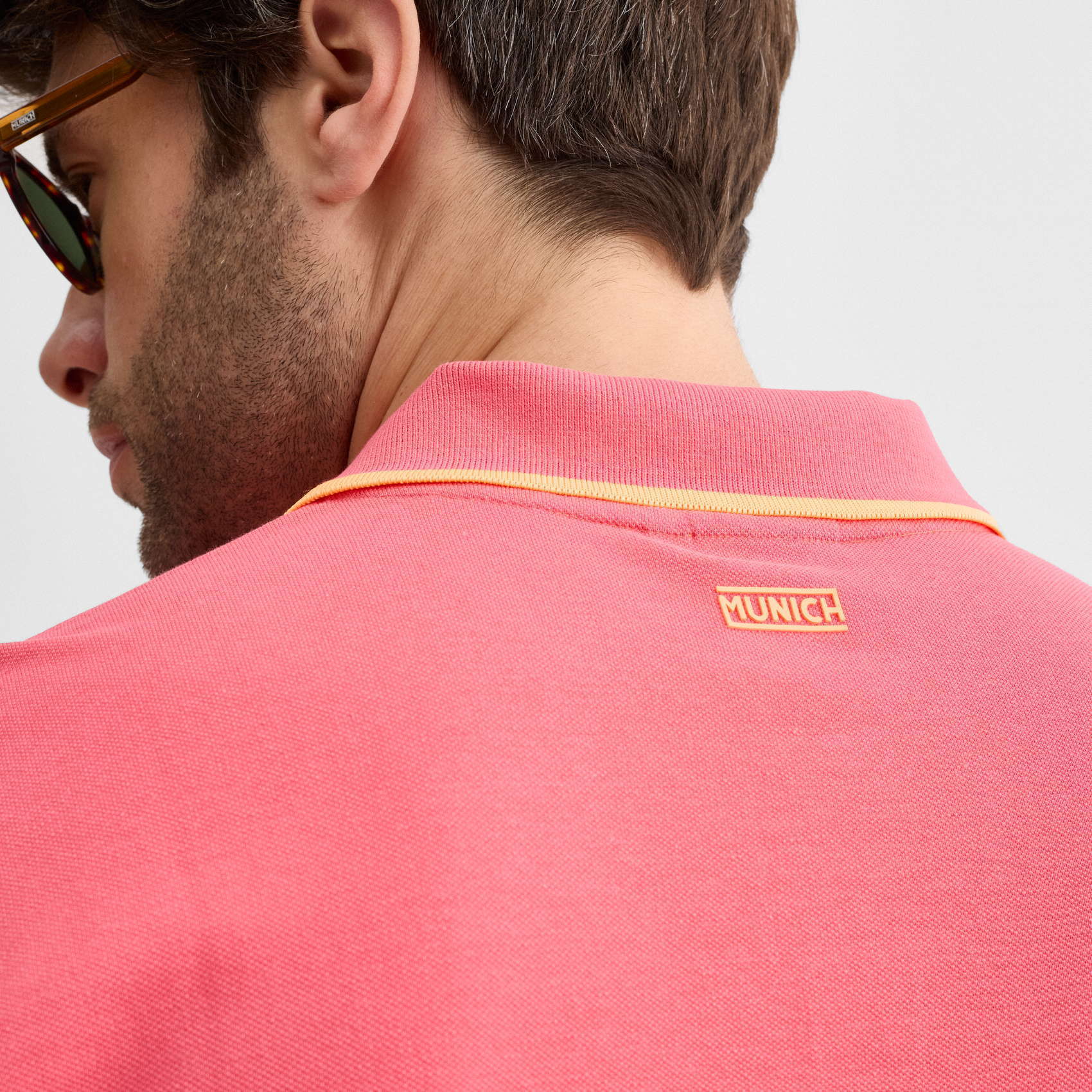 Polo MUNICH slam lifestyle de algodón rosa