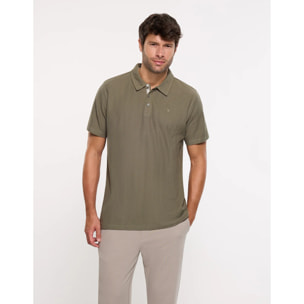 Polo Manga Corta Caqui - Biebu