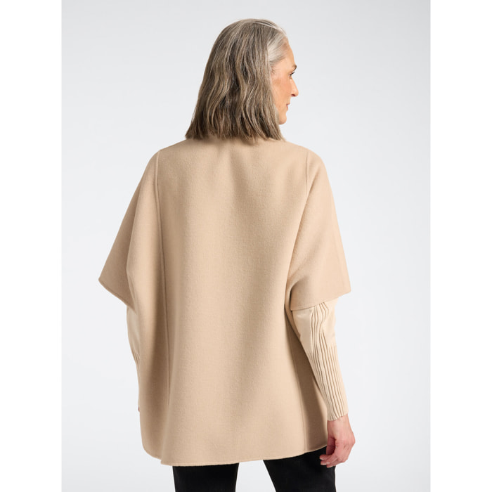Elena Mirò - Cappa in double misto lana - Beige
