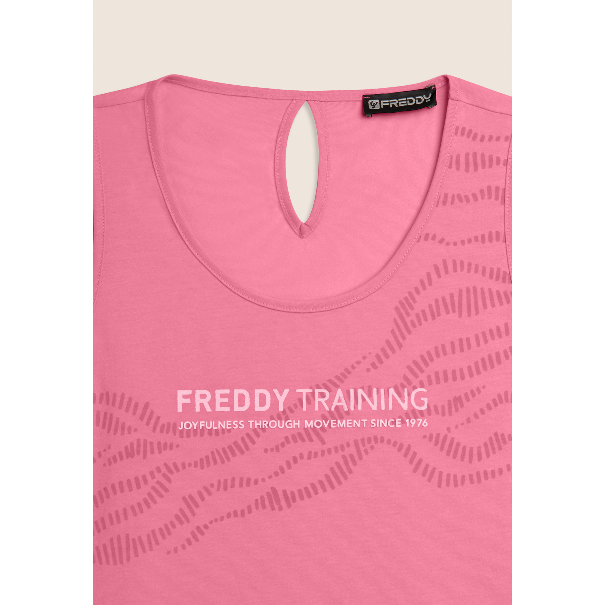 Canotta con Dettaglio Cut-Out e Grafica FREDDY