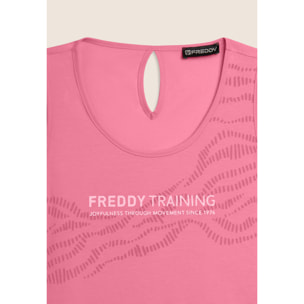 Canotta con Dettaglio Cut-Out e Grafica FREDDY