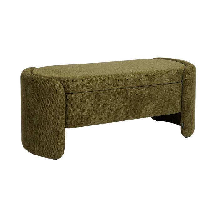 Banc coffre, bout de lit contemporain tissu KALO