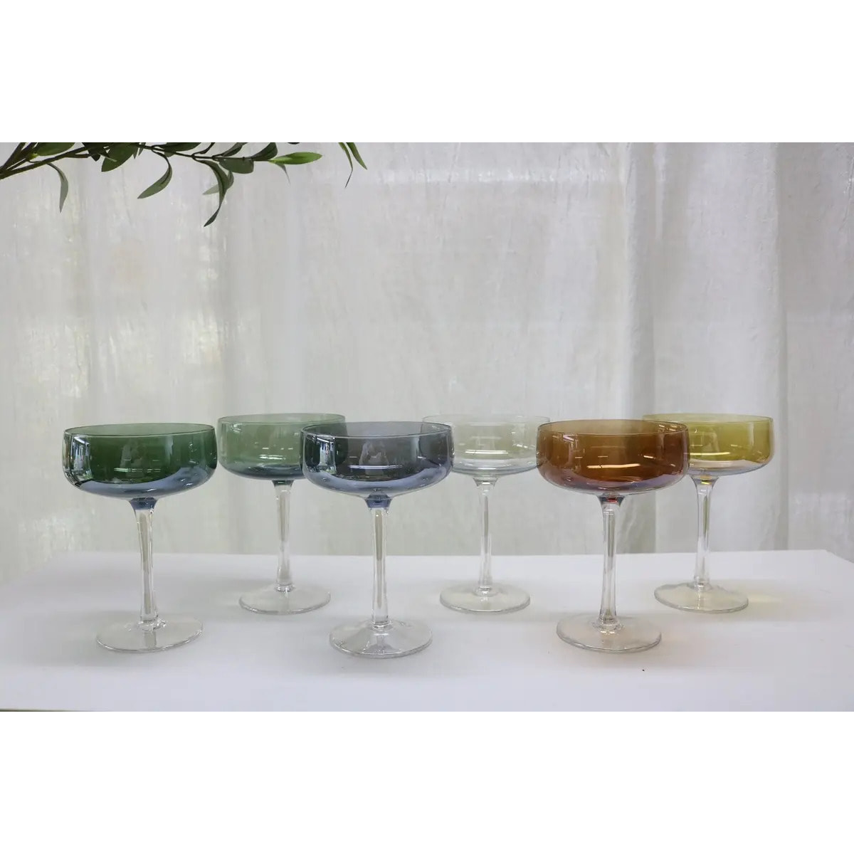 6 coupes de champagne Lucia D10,5xH15cm