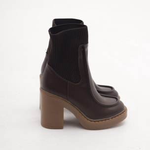 STIVALETTO INGEGNERE TACCO TESTA DI MORO