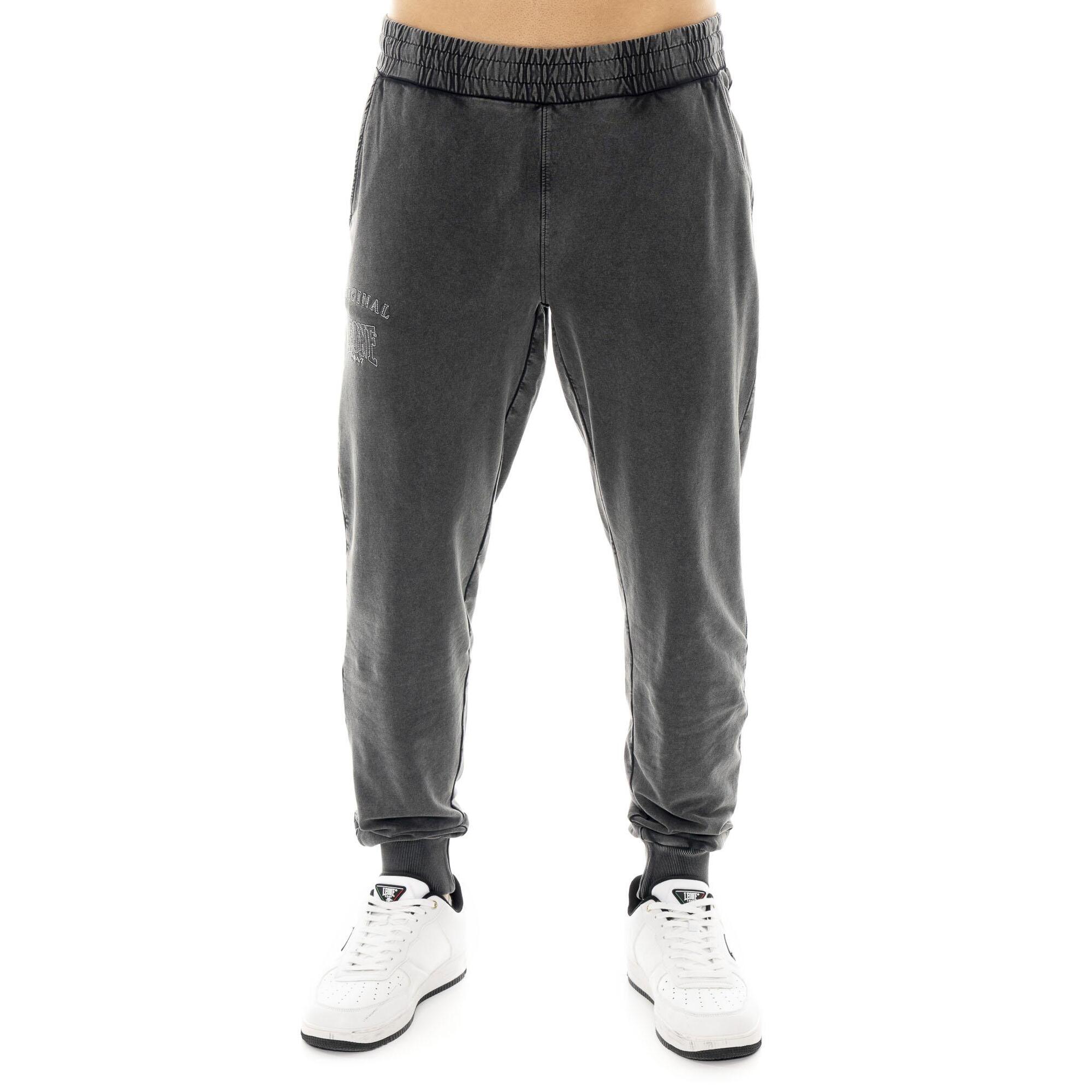 Pantalone da uomo non garzato in tessuto lavato Leone Old Wash