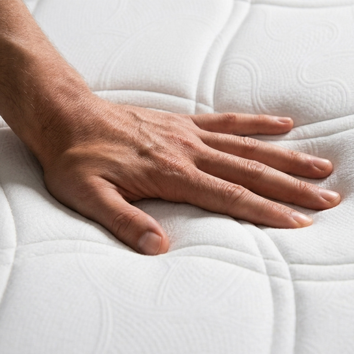 Matelas Hybride HARMONIE Ressorts Ensachés & Mémoire de Forme, 27 cm, Soutien Ferme, 4 Poignées, Garantie 10 ans