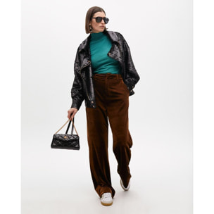 Giacca Biker di Paillettes