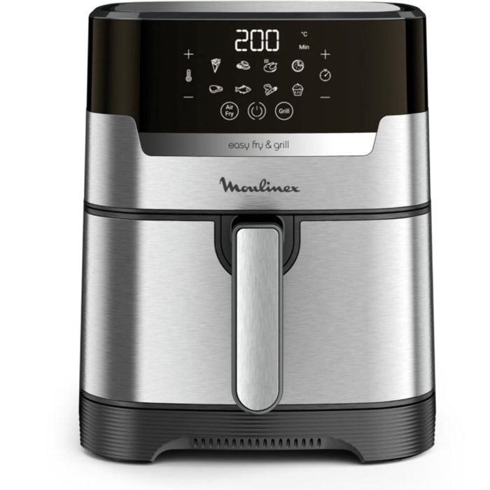 Friteuse sans huile MOULINEX Easy Fry and Grill+Couteau Tefal YY5138FB
