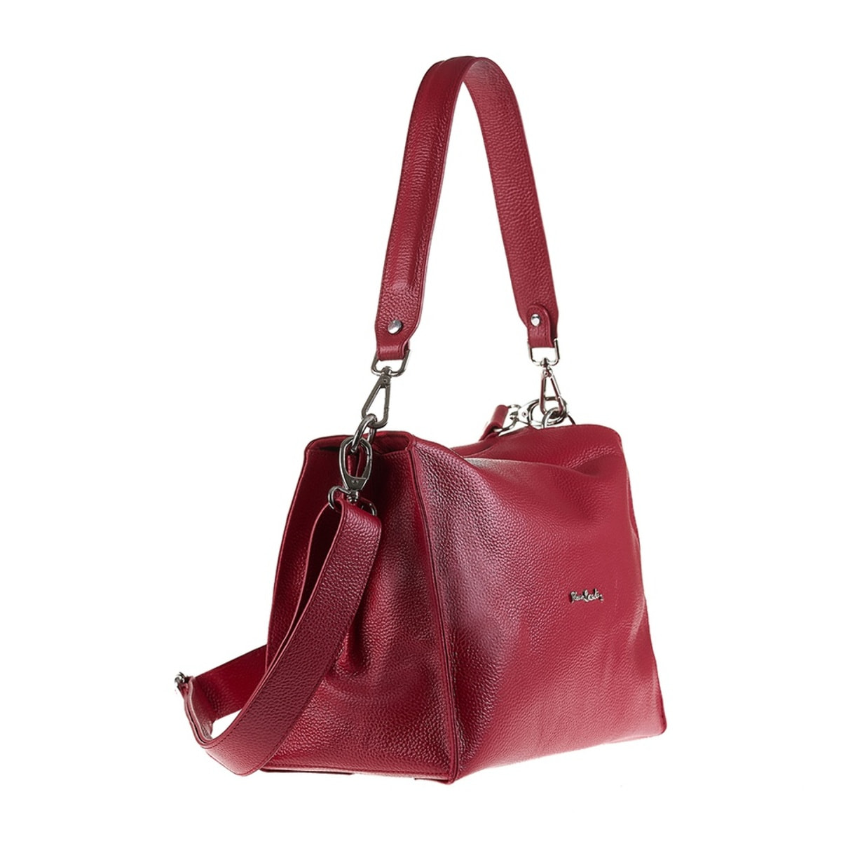 Borsa a spalla da donna Made in Italy - Modello Celeste Plus - 100% pelle - 28.0 x 24.0 x 15.5 cm