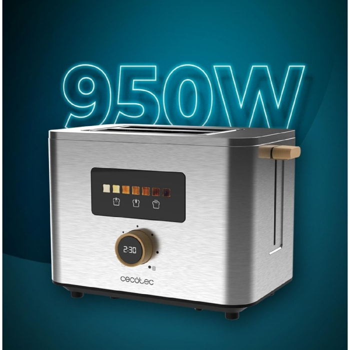 Cecotec Tostapane Touch&Toast Double
