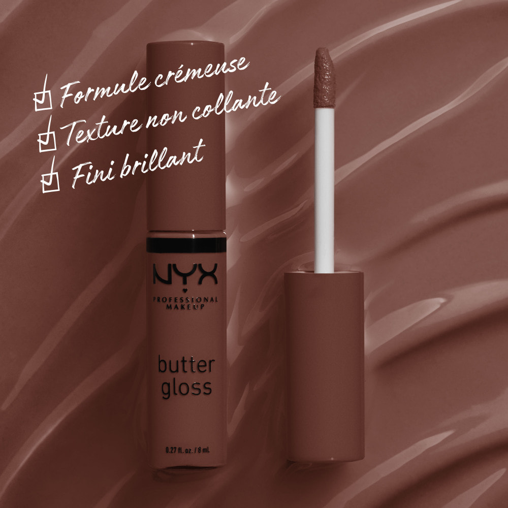 NYX Professional Makeup Gloss Repulpant Butter Gloss Brownie Drip