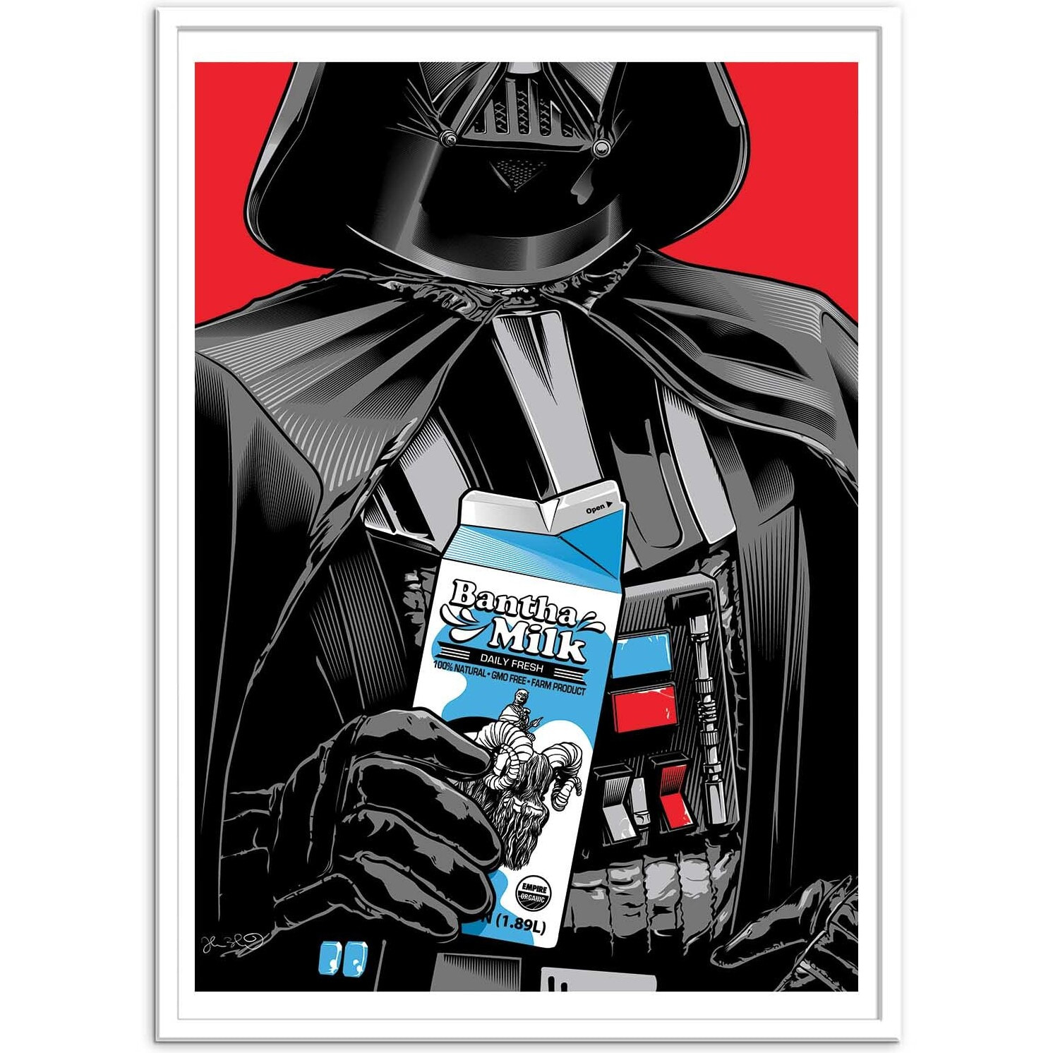 Affiche - Darth Vader - Joshua Budich