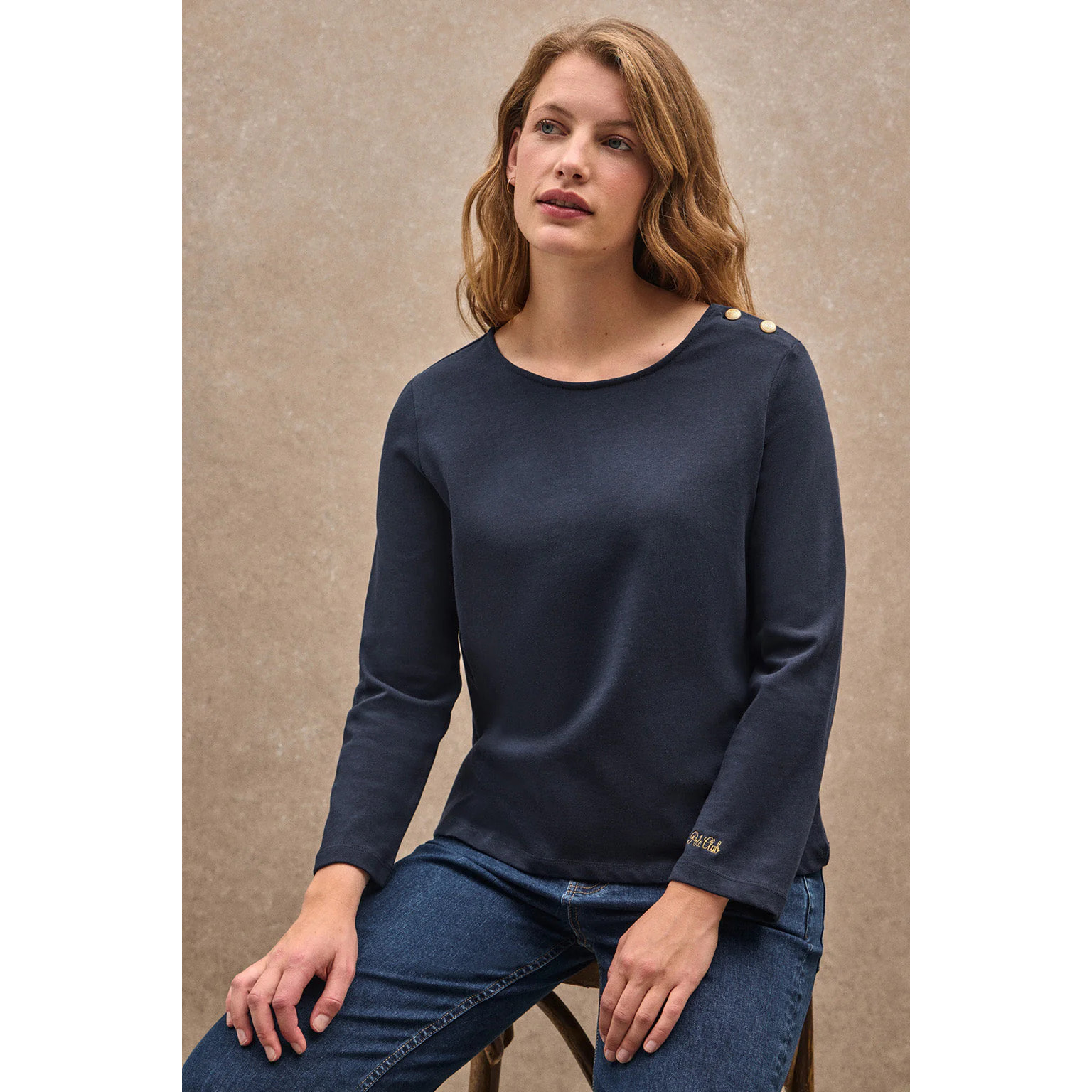 Maglietta blu marino Ulan Nautic Polo Club