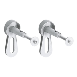 Pack WC Bâti-support + WC SAT Infinitio sans bride, fixation invisible + Plaque chrome + Set d'habillage