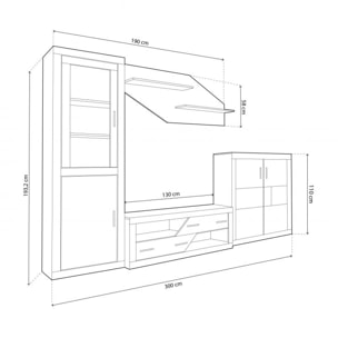 Salón Nuka V10 Cambria - Blanco