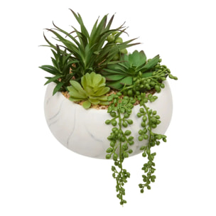 Plante artificielle en pot Jesy 21x18cm