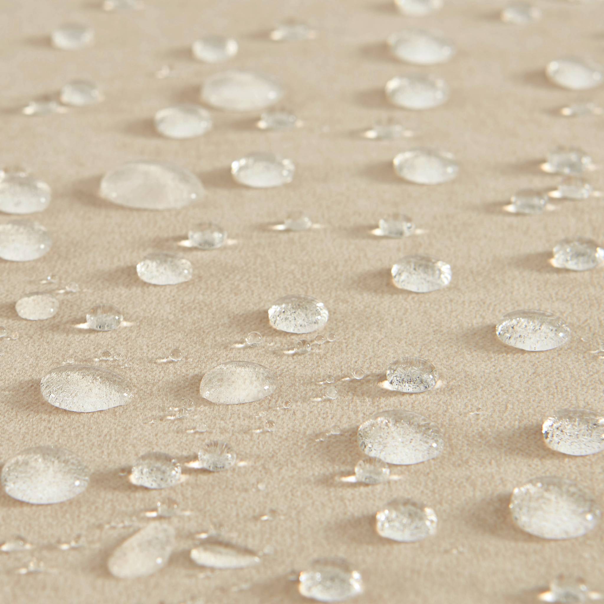 Fauteuil chauffeuse en velours style contemporain 3 places beige