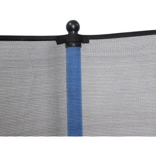 Trampoline "Happy" - Ø 1.80 m - Avec filet + échelle + couverture + kit d'ancrage