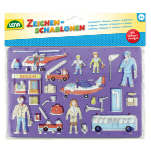 Stencil - Mezzi di Trasporto e Persone