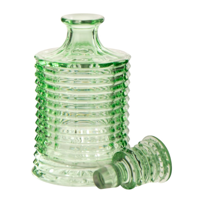 J-Line Carafe Cotelé - verre - vert clair