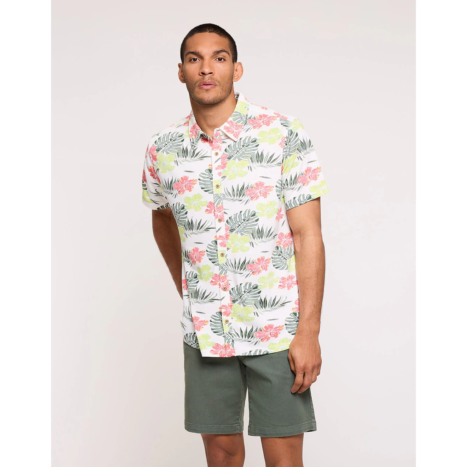Camisa Manga Corta Blanco - Thunder