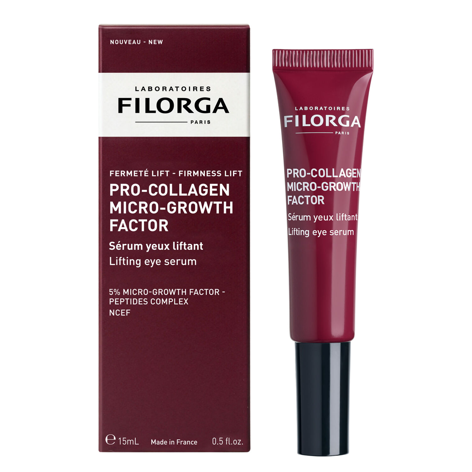 Pro-Collagen Micro-Growth Factor - Sérum Yeux Formulé avec le Micro-Growth Factor Peptides Complex 80 ml