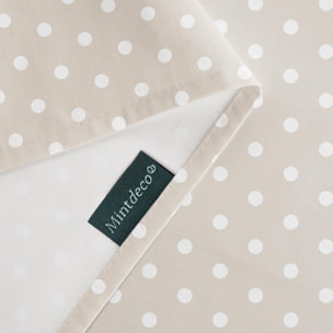 Nappe anti-taches MOCA BEIGE - en 100 % coton
