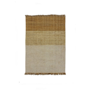 Tapis en jute et laine avec franges 160x230cm FRANCA