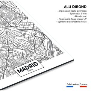 Tableau madrid spain Tableau alu Dibond