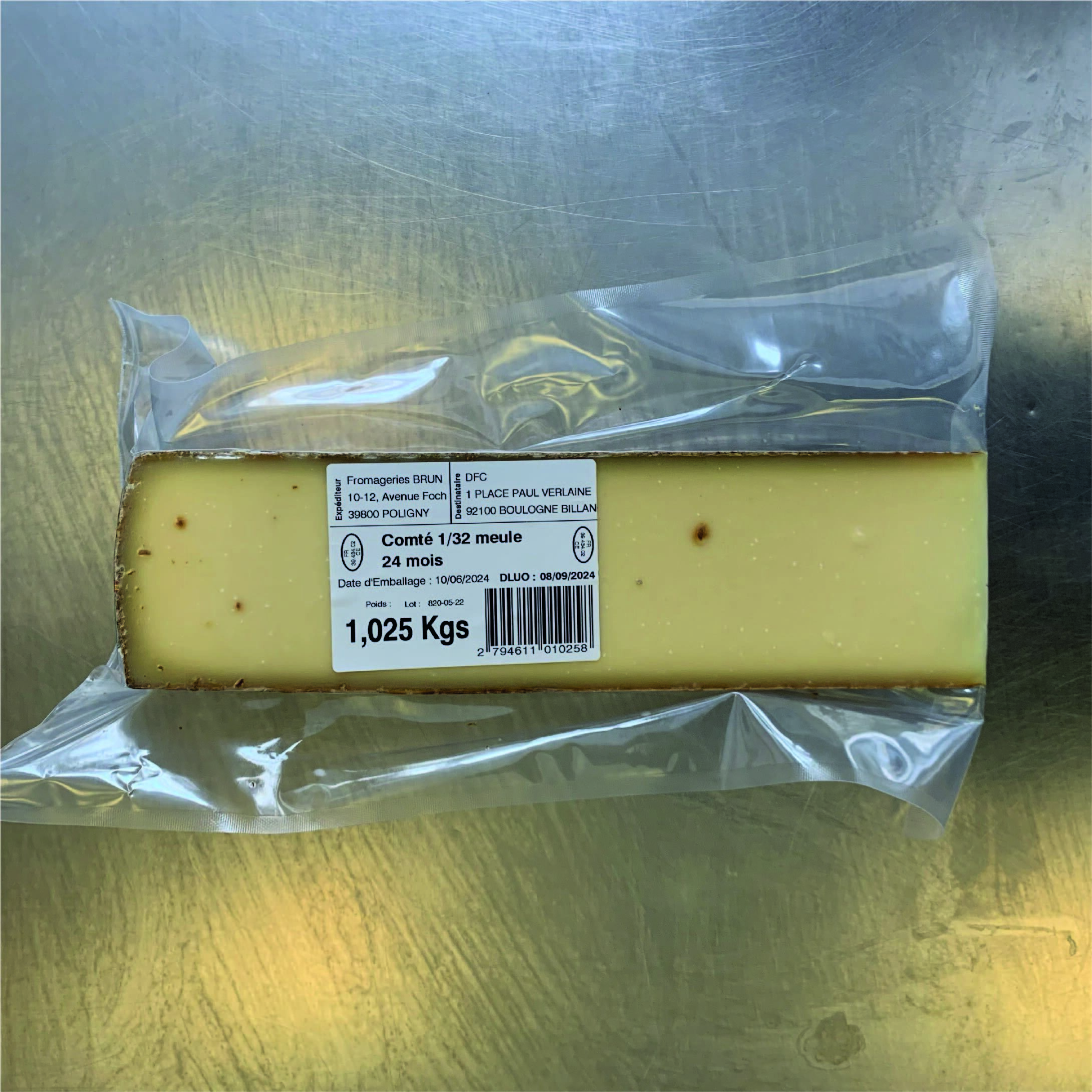 Comté 24 mois - 1kg - France