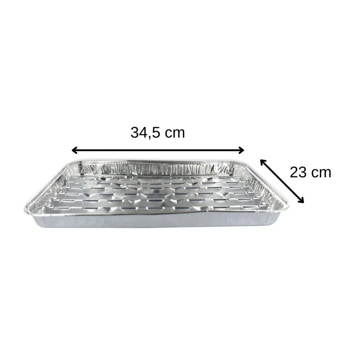 Lot de 5 barquettes en aluminium 34 x 23 cm Fackelmann