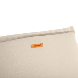 Coussin de transat "Korai" blé 190x60cm en polyester