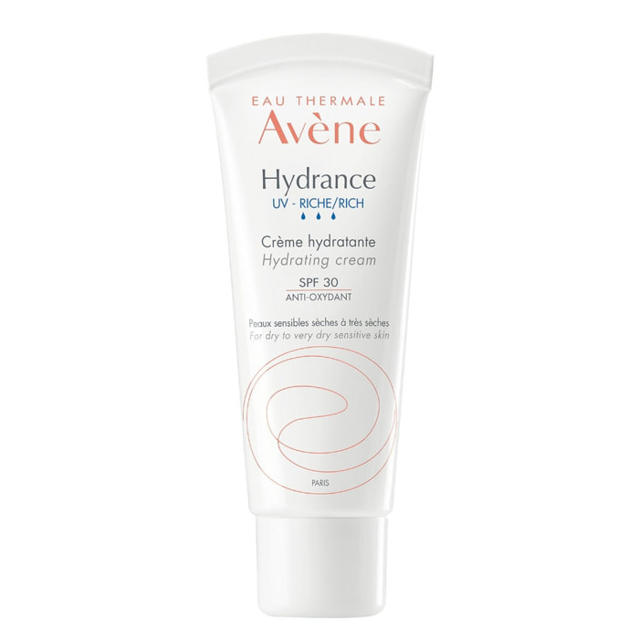 Hydrance UV Riche - Crème Hydratante SPF30 - Peaux Sensibles Sèches 40 ml