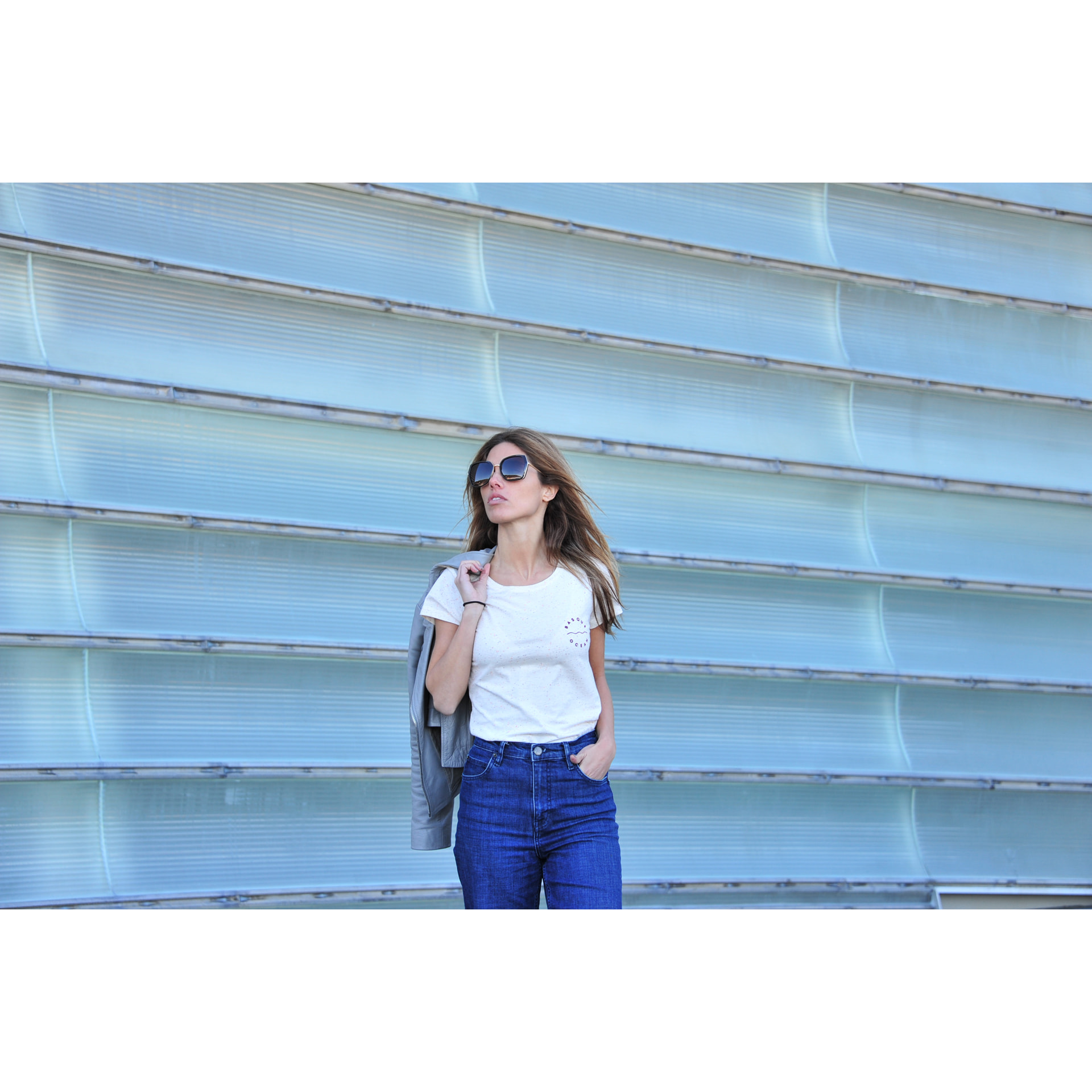 Gafas de sol OCEAN VANCOUVER - Negro brillante y ahumado