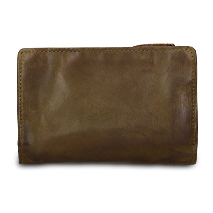 Portafoglio uomo in vera pelle - Modello Boreal - Casual - 14.0 x 9.0 x 4.5 cm