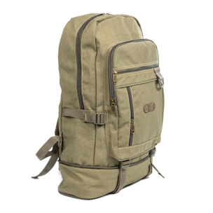 Zaino tattico in nylon cordura 56x40 cm ultra resistente estensibile multiscomparto imbottito con chiusura in vita